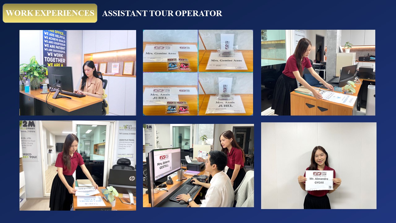 ทำงานกับธุรกิจจริง — Asian Plus Travel Internship