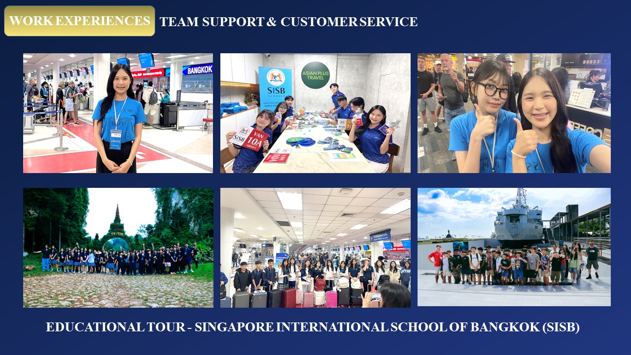 ทำงานกับธุรกิจจริง — Asian Plus Travel Internship