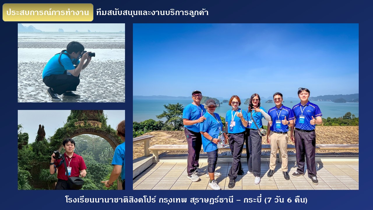 ทำงานกับธุรกิจจริง — Asian Plus Travel Internship