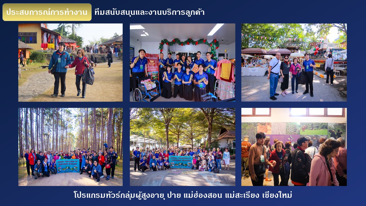 ทำงานกับธุรกิจจริง — Asian Plus Travel Internship