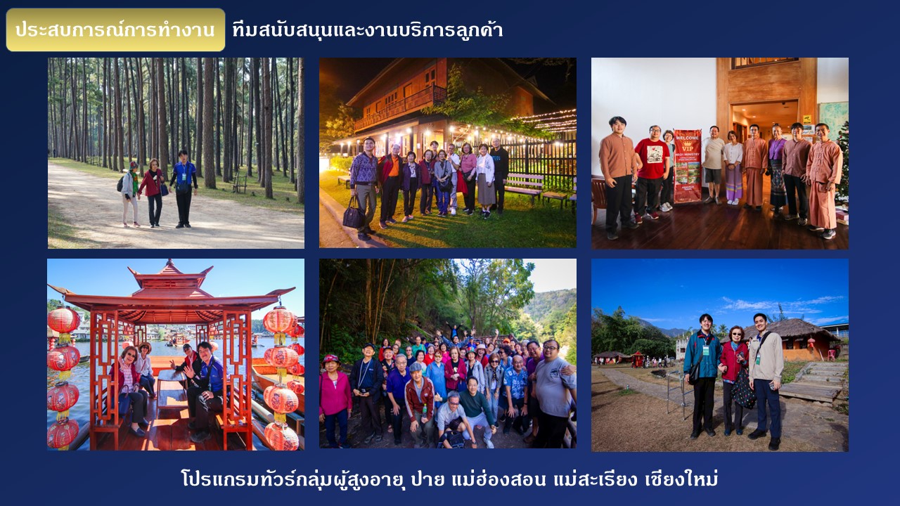 ทำงานกับธุรกิจจริง — Asian Plus Travel Internship