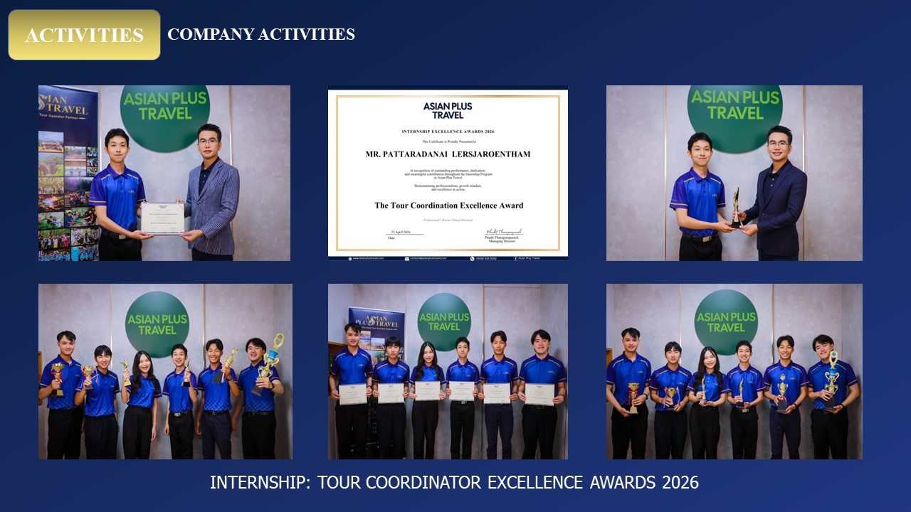 ทำงานกับธุรกิจจริง — Asian Plus Travel Internship